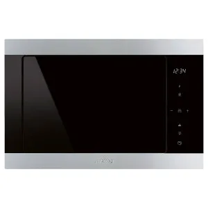 Smeg Classic 25L Built-In Microwave with Grill FMIA325X by Smeg, a Microwave Ovens for sale on Style Sourcebook