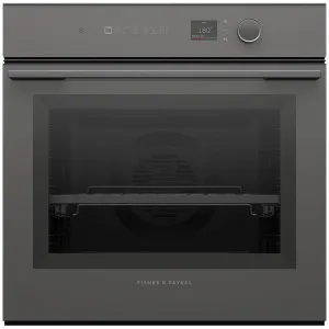 Fisher & Paykel 60cm Series 7 Pyrolytic Built in Oven- Grey Glass OB60SM16PLG1 by Fisher & Paykel, a Ovens for sale on Style Sourcebook