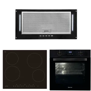 Artusi 60cm Pack, Electric Oven, Ceramic Cooktop, Undermount Rangehood AO676BPK1 by Artusi, a Ovens for sale on Style Sourcebook