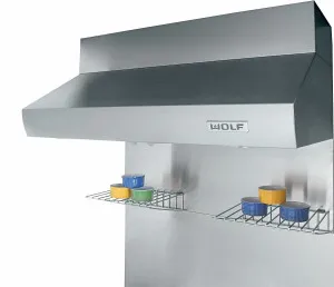 WOLF Backsplash with Racks 810435 by Wolf, a Rangehoods for sale on Style Sourcebook