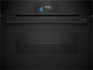 Bosch Series 8 Accentline Built-In Compact Oven with Steam Function Black CSG958DB1 by Bosch, a Ovens for sale on Style Sourcebook