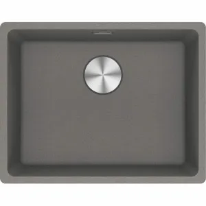 Franke Maris 520mm Single Bowl Flushmount Sink with Extension Drainer Stone Grey MRG210-52SG-FPC by Franke, a Kitchen Sinks for sale on Style Sourcebook