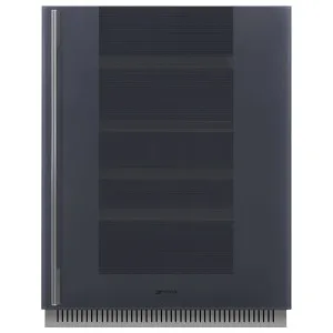 Smeg Linea Built-Under Wine Cellar Right-Hand Hinge -Neptune Grey CVI138RG by Smeg, a Wine Fridges for sale on Style Sourcebook
