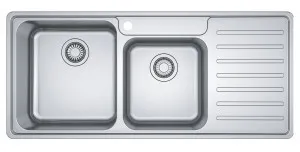 Franke Bell 1 and 3/4 Bowl Sink with Right Hand Drainer BCX621RHD by Franke, a Kitchen Sinks for sale on Style Sourcebook