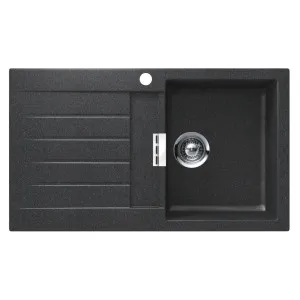 Abey Shock Signus Single Right Hand Bowl Sink with Drainer - Magma D100BR by Abey, a Kitchen Sinks for sale on Style Sourcebook