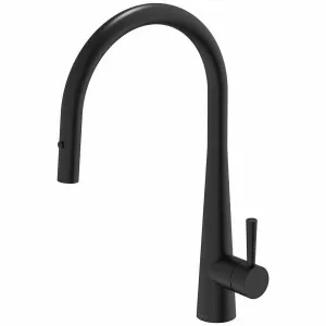 Gareth Ashton Gooseneck Pull Out Kitchen Mixer Tap KTA014-B by Gareth Ashton, a Kitchen Taps & Mixers for sale on Style Sourcebook