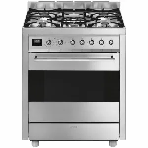 Smeg 70cm Dual Fuel Freestanding Oven CS7GMXA by Smeg, a Cooktops for sale on Style Sourcebook