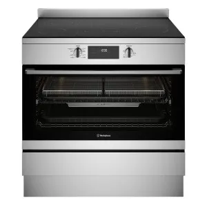 Westinghouse 90cm Electric Freestanding Cooker with AirFry Stainless Steel WFE9546SD by Westinghouse, a Cooktops for sale on Style Sourcebook