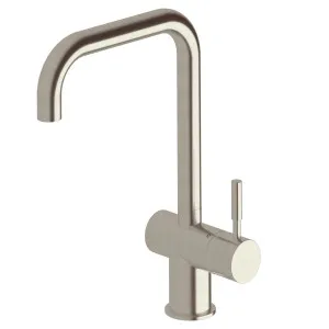 Sussex Taps Voda Square Sink Mixer Tap - LUXPVD Brushed Oyster Nickel VSMQ-51 by Sussex Taps, a Kitchen Taps & Mixers for sale on Style Sourcebook