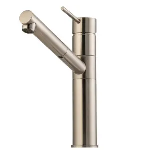 Oliveri Venice Pull Out Swivel Mixer Tap Brushed Nickel VE590FBN-P by Oliveri, a Kitchen Taps & Mixers for sale on Style Sourcebook