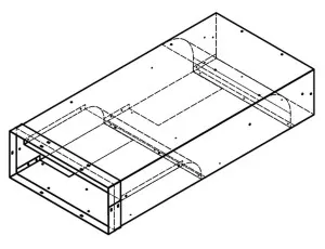Qasair Duct Director Horizontal Left Twin Motor Ducting DD2HL by Qasair, a Rangehoods for sale on Style Sourcebook