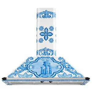 Smeg 90cm Victoria Canopy Rangehood Dolce & Gabbana Divina Cucina KT90DGM by Smeg, a Rangehoods for sale on Style Sourcebook