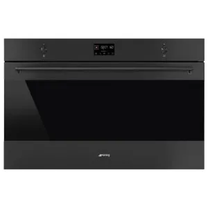 Smeg 90cm Classic Pyrolytic Oven - Matte Black SFP9302TN by Smeg, a Ovens for sale on Style Sourcebook