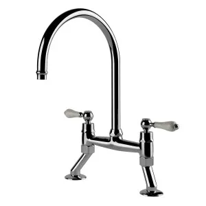 Turner Hastings Ludlow Bridge Sink Mixer Chrome LU104BM-CH by Turner Hastings, a Kitchen Taps & Mixers for sale on Style Sourcebook