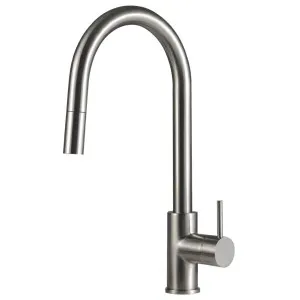 Rogerseller Tonic Sink Mixer with Pull Out Spray - Brushed Nickel 3606013807 by Rogerseller, a Kitchen Taps & Mixers for sale on Style Sourcebook