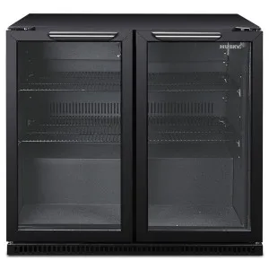 Husky 203L Double Door Home Bar Fridge Black C2HHMBBKAU by Husky, a Refrigerators, Freezers for sale on Style Sourcebook