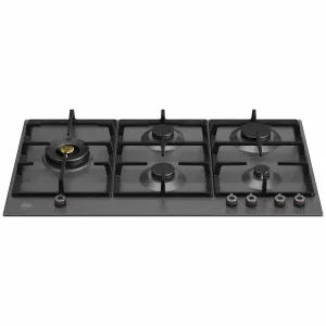 Bertazzoni 90cm Professional Series Natural Gas Matte Black Cooktop P905LPRONE by Bertazzoni, a Ovens for sale on Style Sourcebook