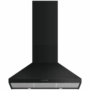 Fisher & Paykel Series 7 90cm Pyramid Chimney Wall Canopy Rangehood Black HC90PCB1 by Fisher & Paykel, a Rangehoods for sale on Style Sourcebook