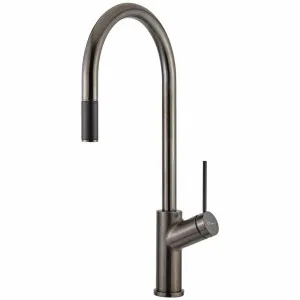 Oliveri Vilo Pull Out Mixer Tap Gunmetal VT0398B-GM by Oliveri, a Kitchen Taps & Mixers for sale on Style Sourcebook