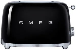 Smeg 50s Retro Style 2 Slice Toaster Black TSF01BLAU by Smeg, a Small Kitchen Appliances for sale on Style Sourcebook
