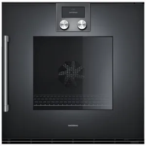 Gaggenau 60cm 200 Series Pyrolytic Built-In Oven Right Hinge - Anthracite BOP250102 by Gaggenau, a Ovens for sale on Style Sourcebook