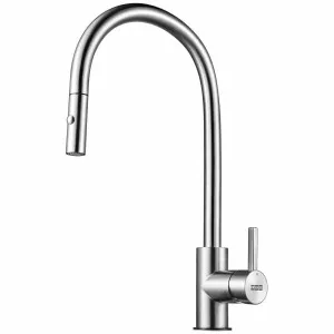Franke Eos Neo Pull-Out Tap Stainless Steel TA9601 by Franke, a Kitchen Taps & Mixers for sale on Style Sourcebook