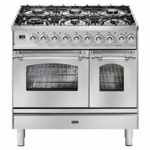 ILVE Nostalgie 90cm Freestanding Dual Fuel Oven/Stove PD096DNE3SSC by Ilve, a Ovens for sale on Style Sourcebook