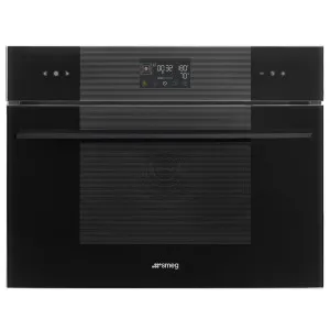 Smeg Linea Compact Steam100 - Midnight Black SO4102S3B3 by Smeg, a Ovens for sale on Style Sourcebook