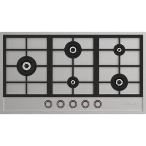 Spezialist 94cm LP Gas Flush Fit Stainless Steel 5 Burner Cooktop S30945SFLPG by Spezialist, a Cooktops for sale on Style Sourcebook