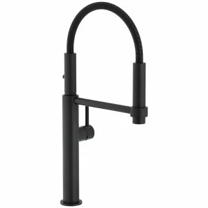 Franke Pescara Semi-Pro Pull-Out Tap Matte Black TA7360MB by Franke, a Kitchen Taps & Mixers for sale on Style Sourcebook