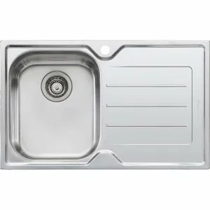Oliveri Flinders Single Bowl Topmount Sink with Right-Hand Drainer FL121 by Oliveri, a Kitchen Sinks for sale on Style Sourcebook