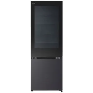 LG 340L Bottom Mount Fridge with Instaview in Matte Black GB-V300MBL by LG, a Refrigerators, Freezers for sale on Style Sourcebook