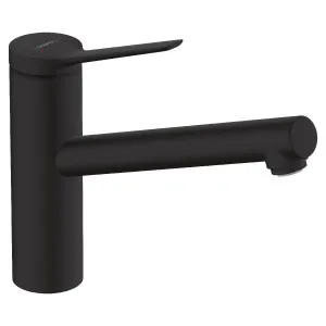 Hansgrohe Zesis M33 150 1jet Sink Mixer Tap - Matte Black 74802673 by Hansgrohe, a Kitchen Taps & Mixers for sale on Style Sourcebook