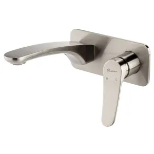 Oliveri Verona Wall Mixer Set - Brushed Nickel VA305502BN by Oliveri, a Kitchen Taps & Mixers for sale on Style Sourcebook