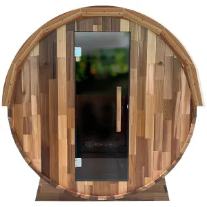 Revel Edenview 4 Person Traditional Cedar Barrel Sauna R-BT-CEDAR-4P by Revel, a Saunas for sale on Style Sourcebook