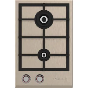 Spezialist 34cm 2 Burner LP Gas Stainless Steel Plate Copper Finish Cooktop S30342SPBCULPG by Spezialist, a Cooktops for sale on Style Sourcebook