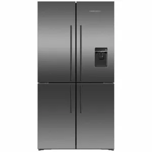 Fisher & Paykel Series 7 538L Quad Door Refrigerator with Ice and Water Black Stainless Steel RF605QDUVB2 by Fisher & Paykel, a Refrigerators, Freezers for sale on Style Sourcebook