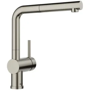 Blanco LINUS-S Pull Out Mixer Tap Satin Platinum 527700 by Blanco, a Kitchen Taps & Mixers for sale on Style Sourcebook