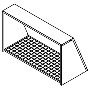 Qasair Wall Vent Cover Horizontal Triple Motor Ducting WVCH3 by Qasair, a Rangehoods for sale on Style Sourcebook