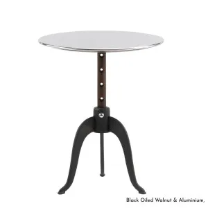 De La Espada Sidekicks Height Adjustable Table in Walnut Timber 459W by De La Espada, a Side Table for sale on Style Sourcebook