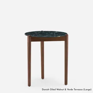 De La Espada Sidekicks Large Occasional Side Table with Terrazzo Top and Ash Timber 456LAT by De La Espada, a Side Table for sale on Style Sourcebook