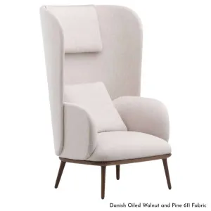 De La Espada Blanche Bergere Chair in Oak Timber - Upholstery A - 105KA by De La Espada, a Chairs for sale on Style Sourcebook