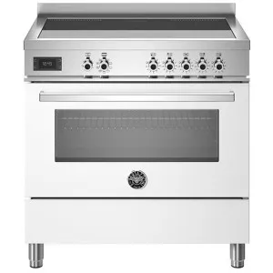 Bertazzoni 90cm Professional White Induction Freestanding Oven PRO95I1EBIT by Bertazzoni, a Cooktops for sale on Style Sourcebook