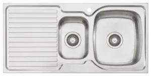 Oliveri Endeavour 1 & 1/2 Bowl Left Hand Drainer Sink EE02 by Oliveri, a Kitchen Sinks for sale on Style Sourcebook