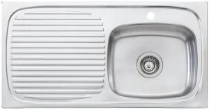 Oliveri Ultraform Single Bowl Left Hand Drainer Topmount Sink UF02 by null, a Kitchen Sinks for sale on Style Sourcebook
