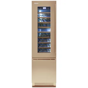Fhiaba 60cm Classic Wine Cellar Left Hinge Gold KS5990TWT3AM3DH by null, a Wine Fridges for sale on Style Sourcebook