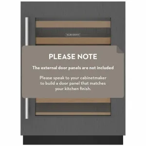 Sub-Zero Designer 42 Bottle Underbench Integrated Wine Cabinet Right Hinge ICBDEU2450WRH by null, a Wine Fridges for sale on Style Sourcebook