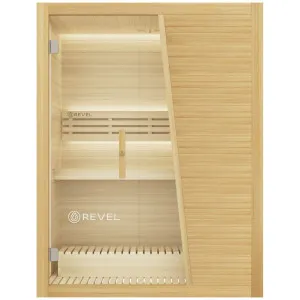 Revel Tampere 3 Person Traditional Finnish Sauna with Step R-TR-3P-V2 by Revel, a Saunas for sale on Style Sourcebook