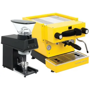 La Marzocco Linea Mini Yellow Home Package with Black Pico WA-PACK-YB-PICO by La Marzocco, a Espresso Machines for sale on Style Sourcebook