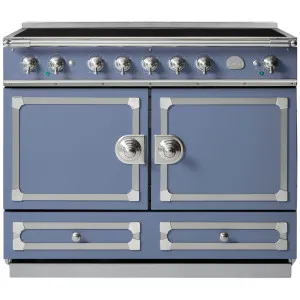 La Cornue Cornufe 110cm Induction Freestanding Oven Paris Blue with Brushed Nickel CFE110EIPB-N by La Cornue, a Cooktops for sale on Style Sourcebook
